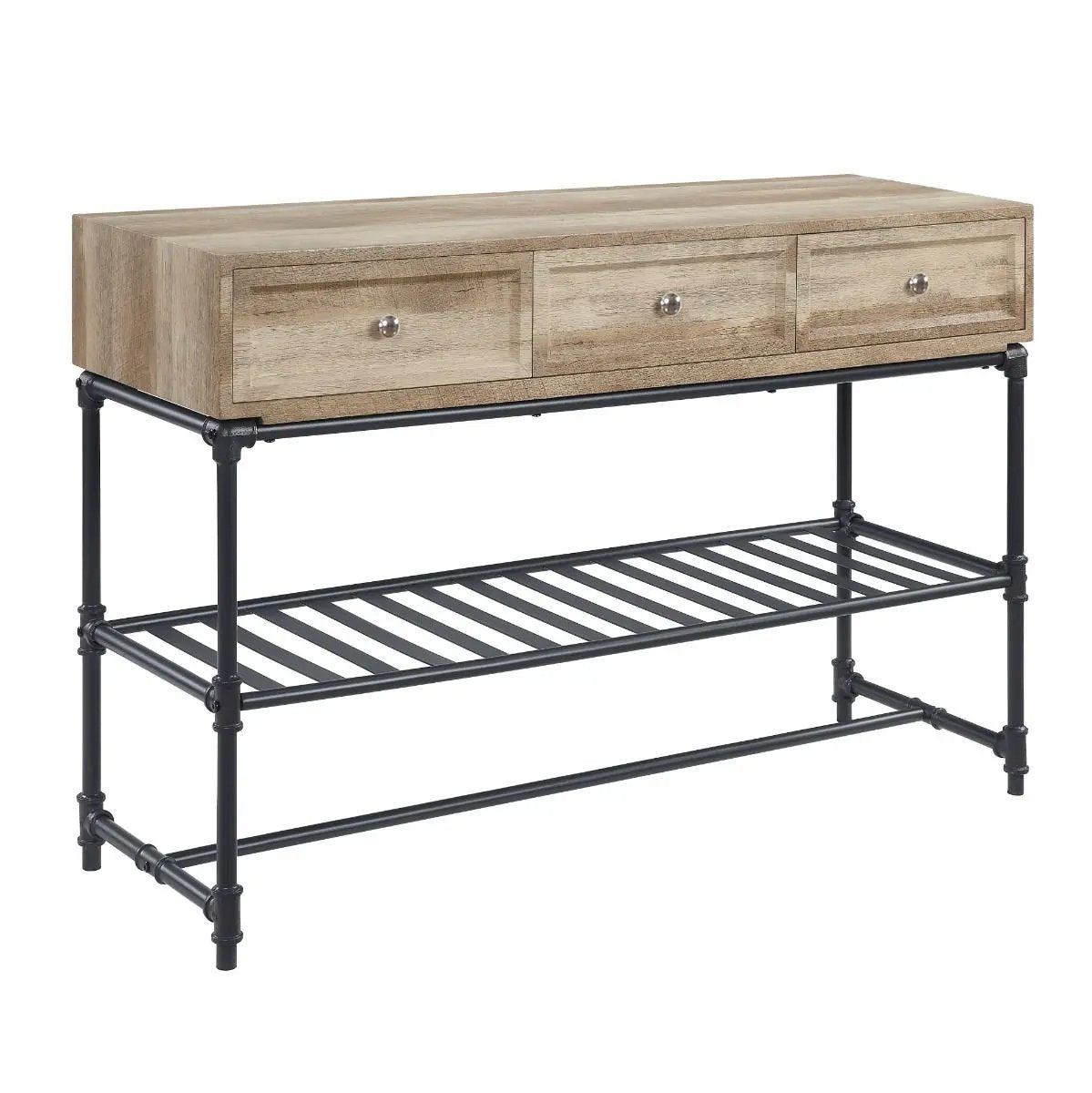 Brantley II - Sofa Table - Oak & Sandy Black by Unique Piece Furniture