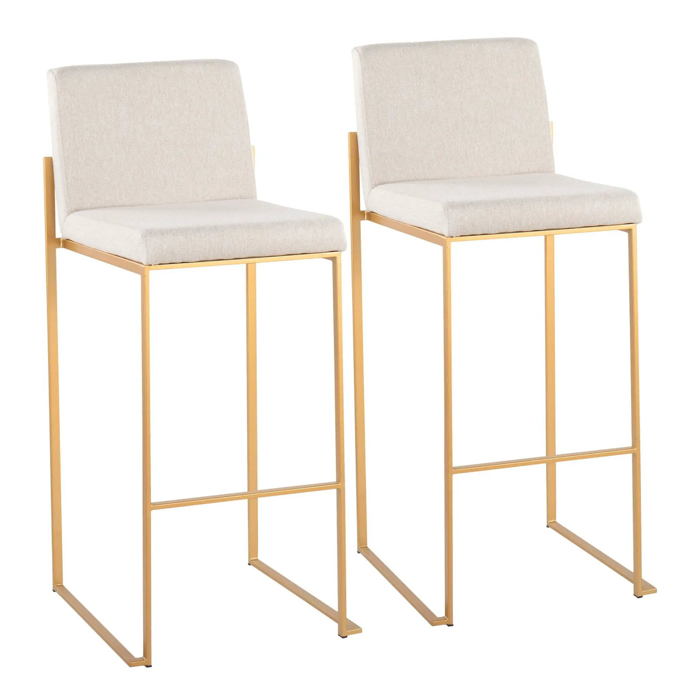Fuji - Contemporary Design High Back Barstool by HouseOfZazla