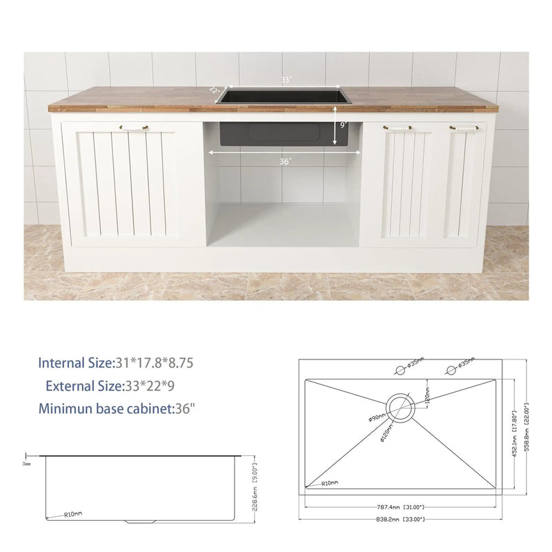 Topmount Stainless Steel Kitchen Sink by HouseOfZazla