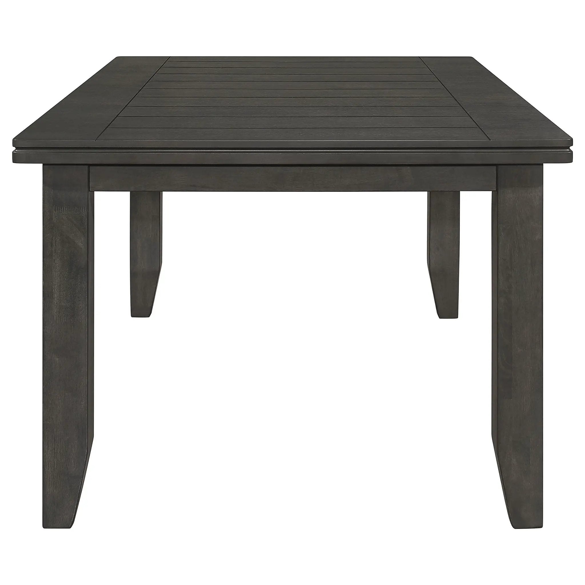 Dalila Rectangular 66-inch Wood Dining Table Dark Grey by Unique Piece Furniture