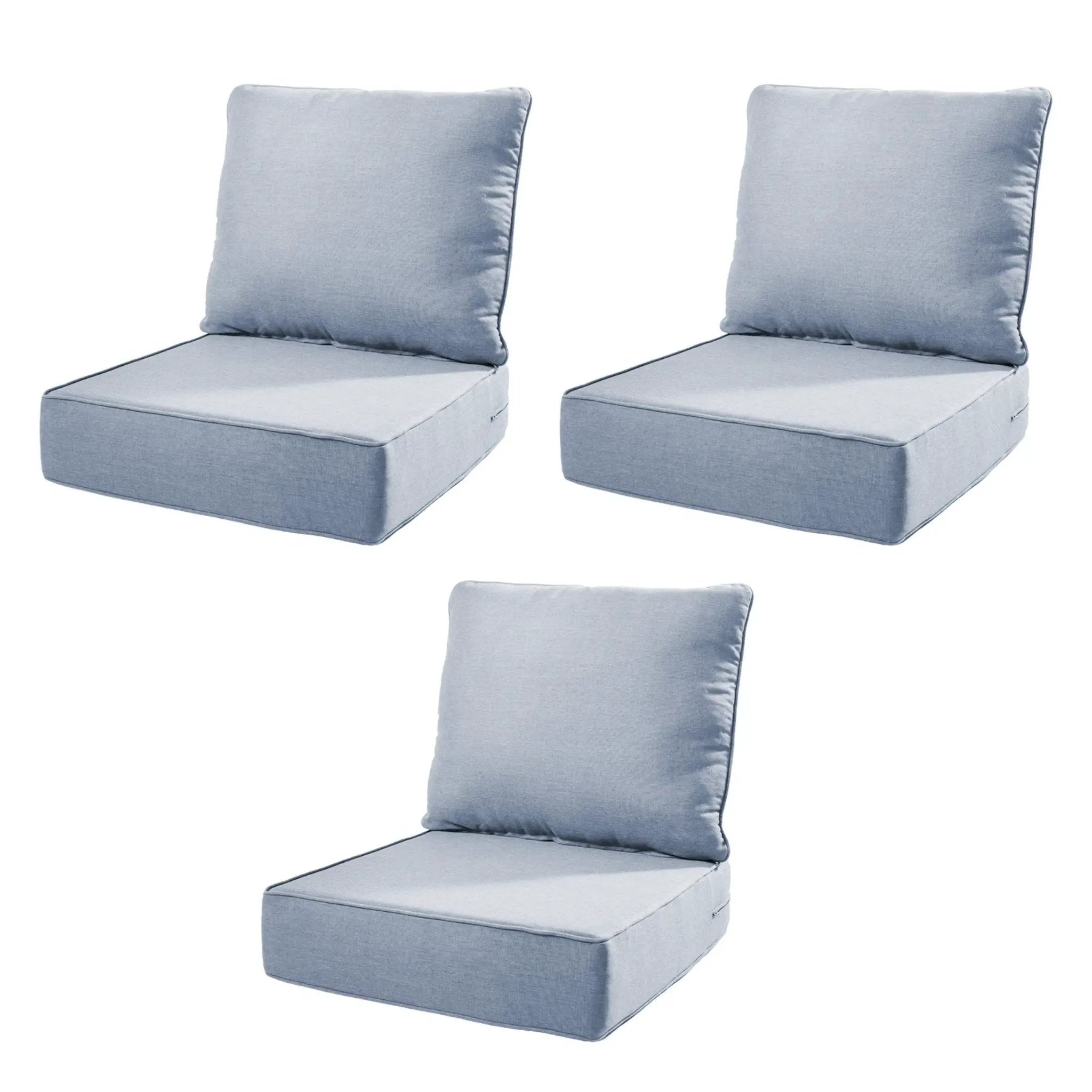 6" Thicker Outdoor Chair Cushion Set by HouseOfZazla