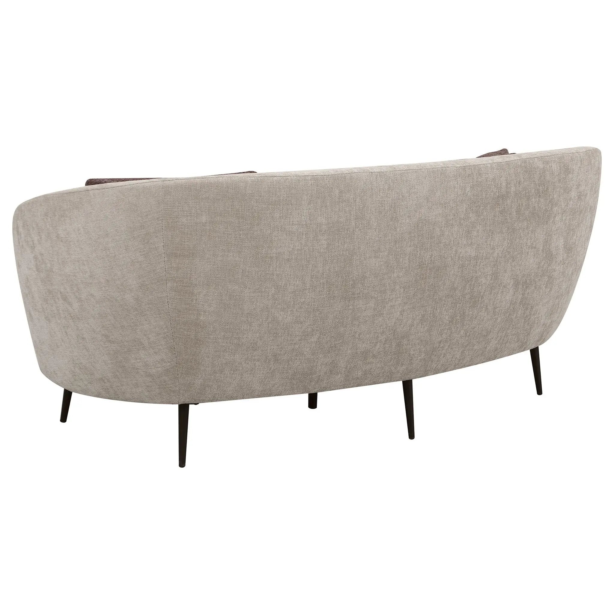 Ellorie 3-piece Upholstered Curved Sofa Set Beige by Unique Piece Furniture