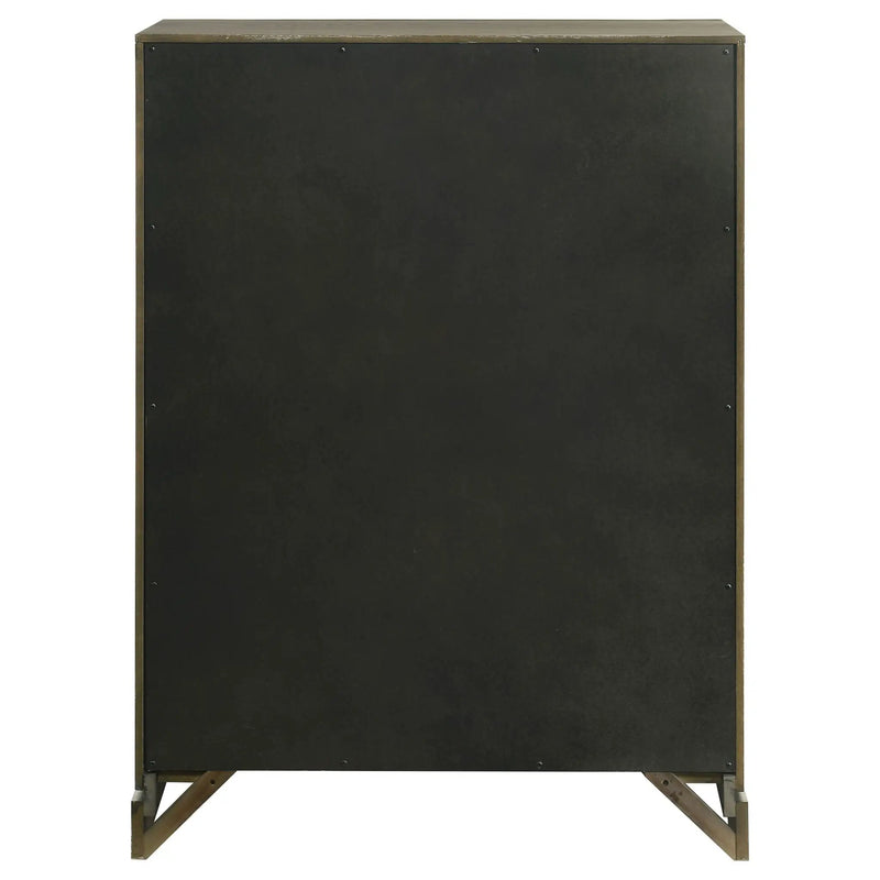 Gran Park 5-drawer Bedroom Chest of Drawers Dark Cocoa by Unique Piece Furniture