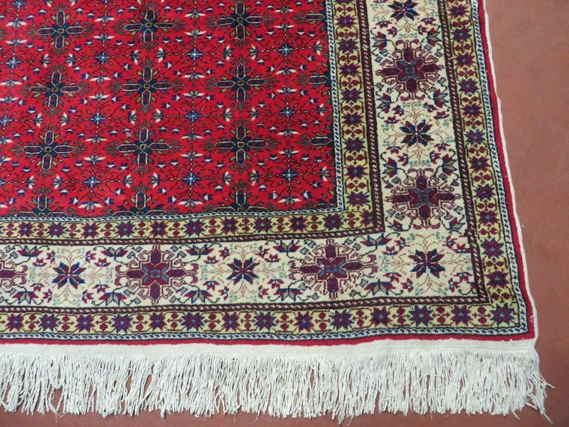 6' X 10' Vintage Handmade Turkish Sevas Kayseri Wool Rug Carpet Nice by Jewel Rugs