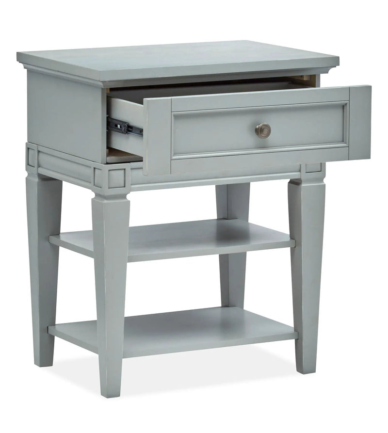 Glenbrook - Open Nightstand - Pebble by Unique Piece Furniture