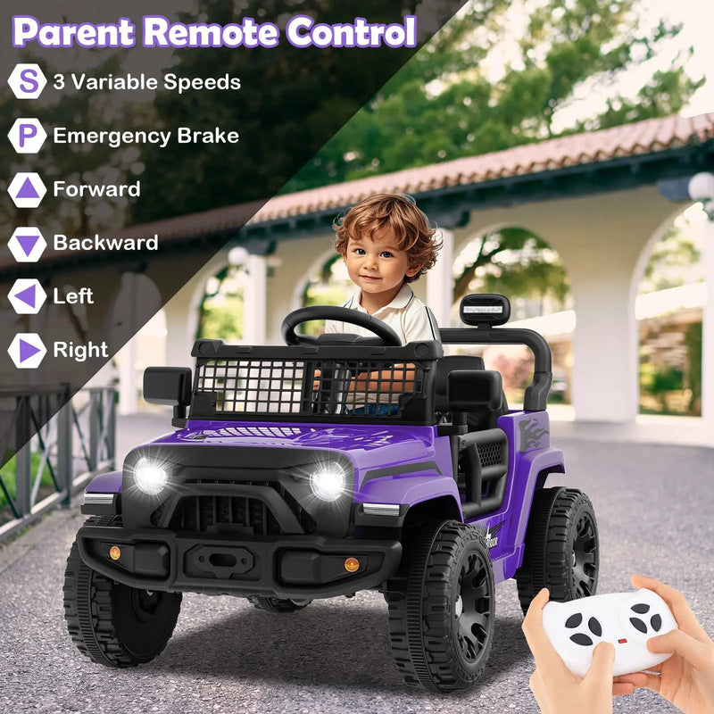 12V Kids Ride on Truck Car Battery Powered Electric Vehicle by DirectDeals