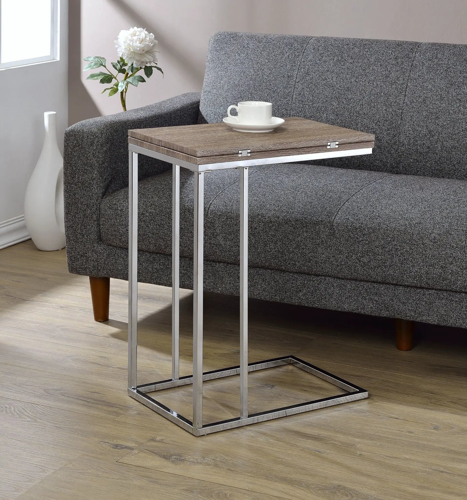 Danson - Weathered Accent Table - Oak by Unique Piece Furniture