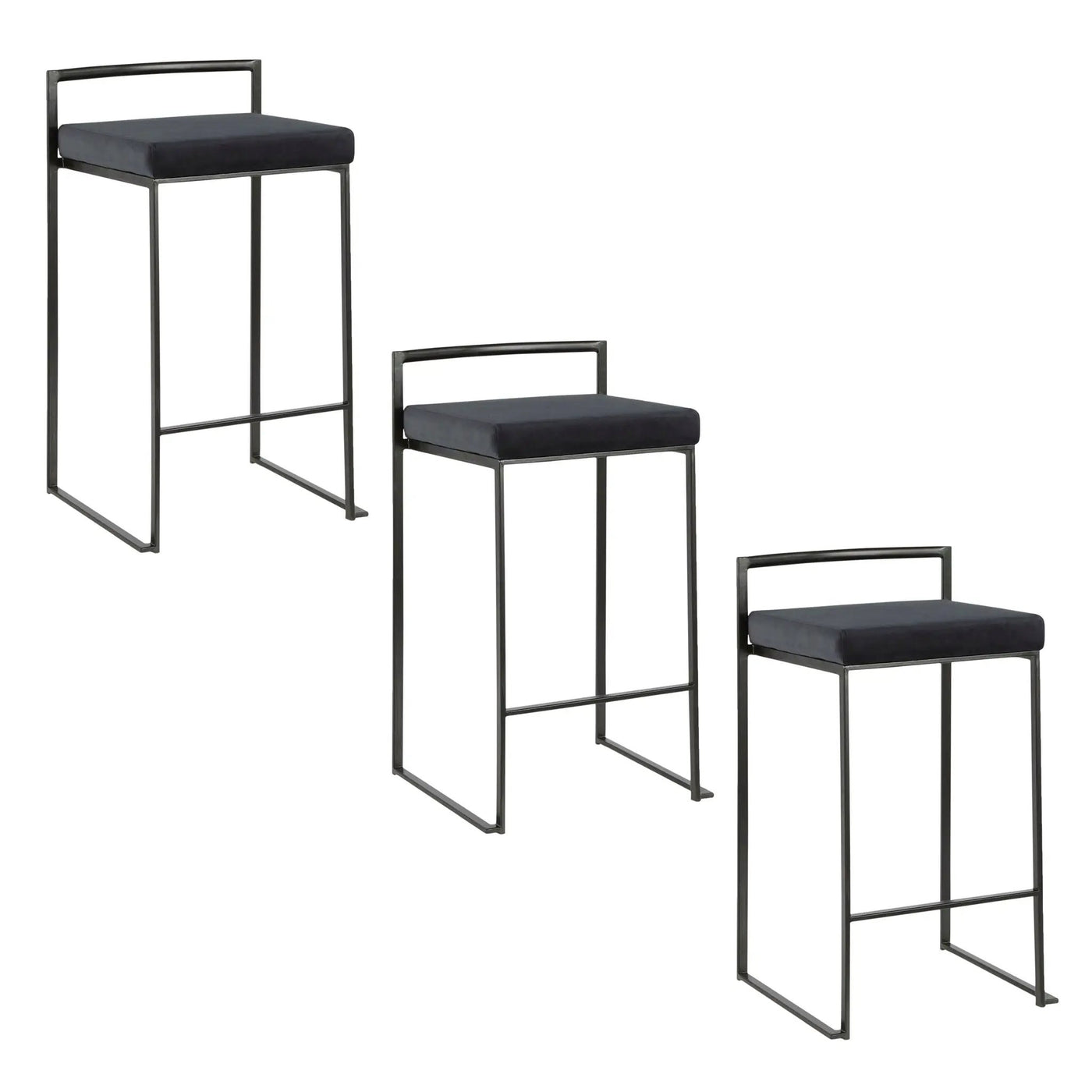 Fuji - Contemporary Style Stackable Counter Stool by HouseOfZazla