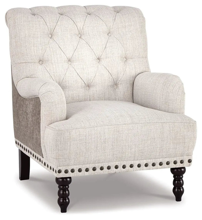 Tartonelle - Accent Chair - Ivory / Taupe by Unique Piece Furniture
