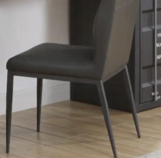 Cargo - Synthetic Leather Chair - Gunmetal by Unique Piece Furniture