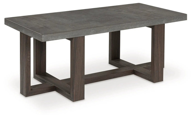 Dynnford - Occasional Table Set (Set of 3) - Gray / Brown by Unique Piece Furniture