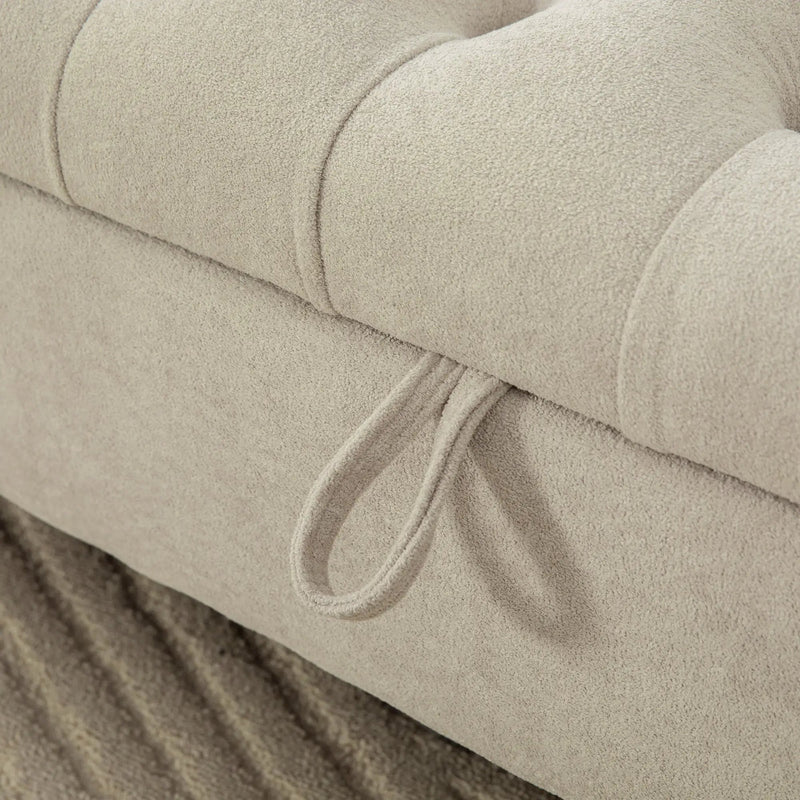 65.75" Wide Modern Upholstered Storage Bench by HouseOfZazla