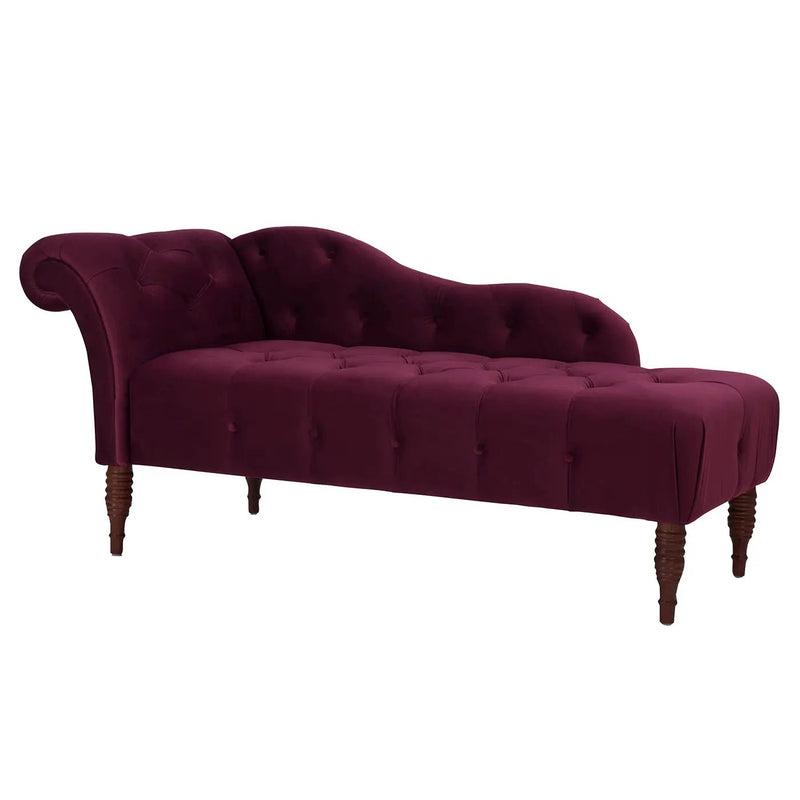 Samuel - Tufted Roll Arm Chaise Lounge by Unique Piece Furniture