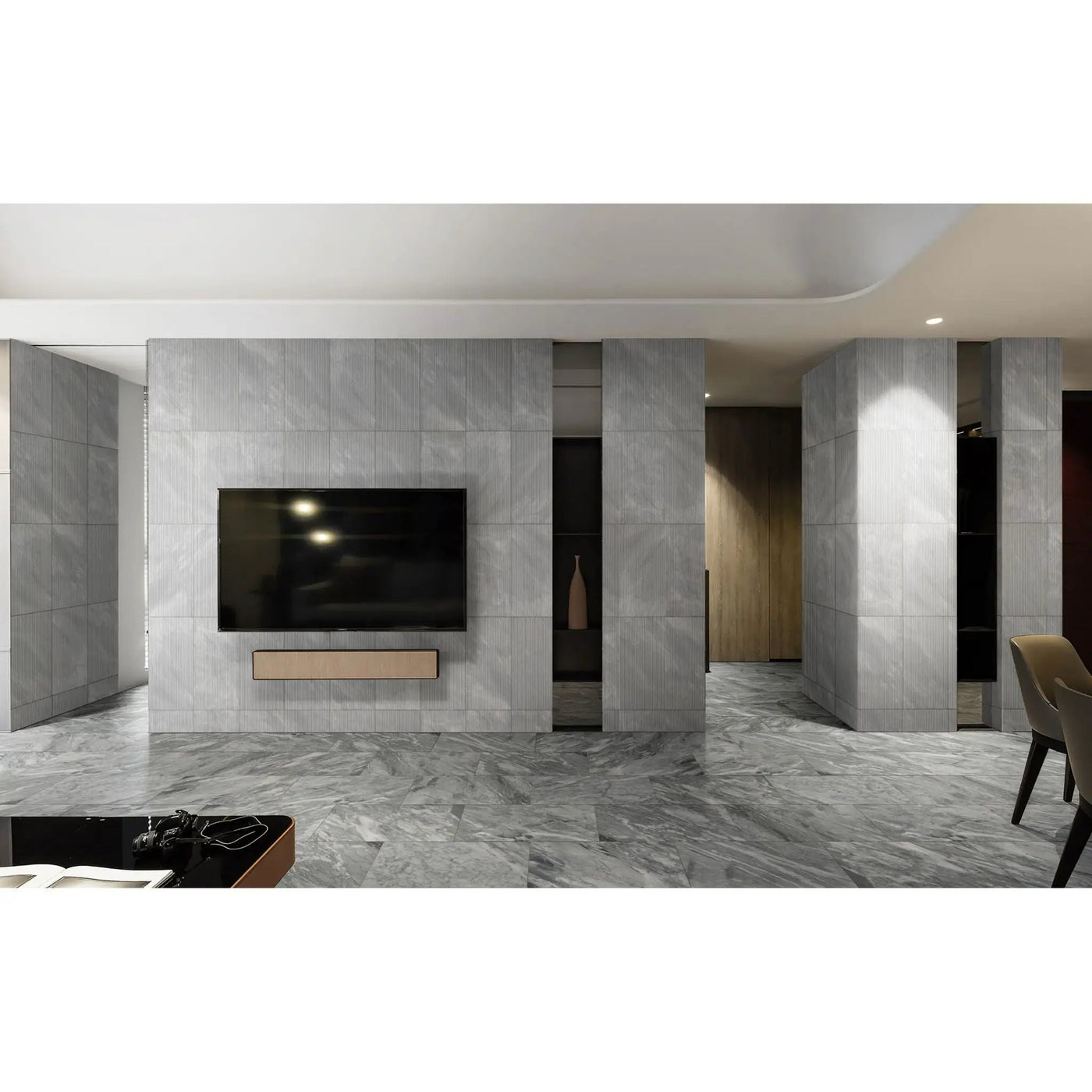 Textured Finished, 3D Tiles For Wall Decoration (Set of 4) by HouseOfZazla