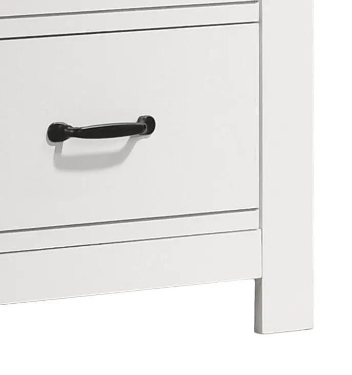 Cassini - 2 Drawer Nightstand Bedside Table - White by Unique Piece Furniture