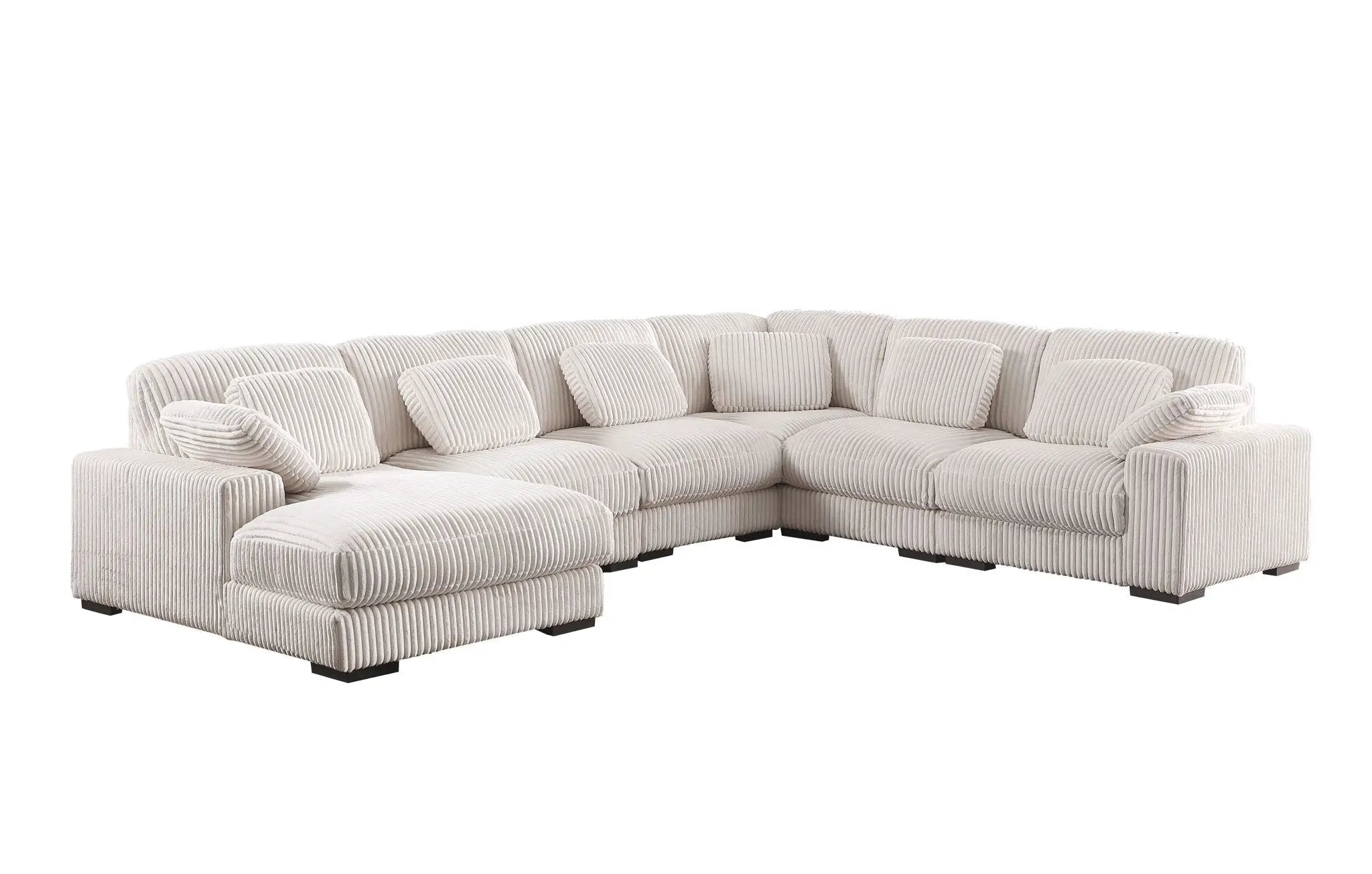 Nadine - Modular Corner Sectional Sofa With Left Facing Chaise by Unique Piece Furniture