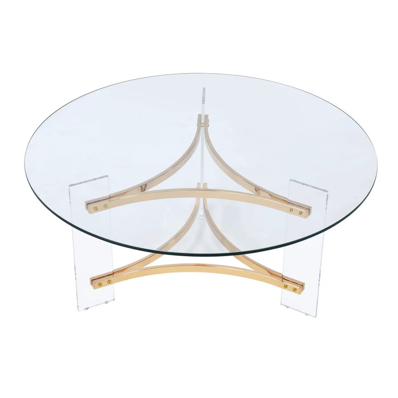 Sosi - Coffee Table - Gold by Unique Piece Furniture