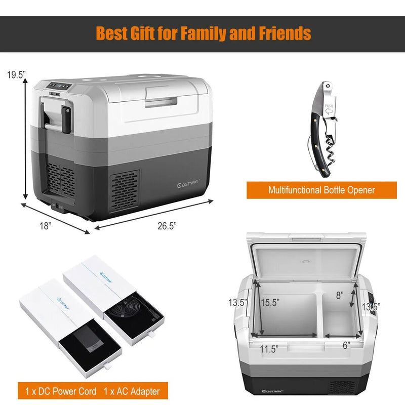 58 Quart Portable Electric Cooler for Camping & Car by DirectDeals