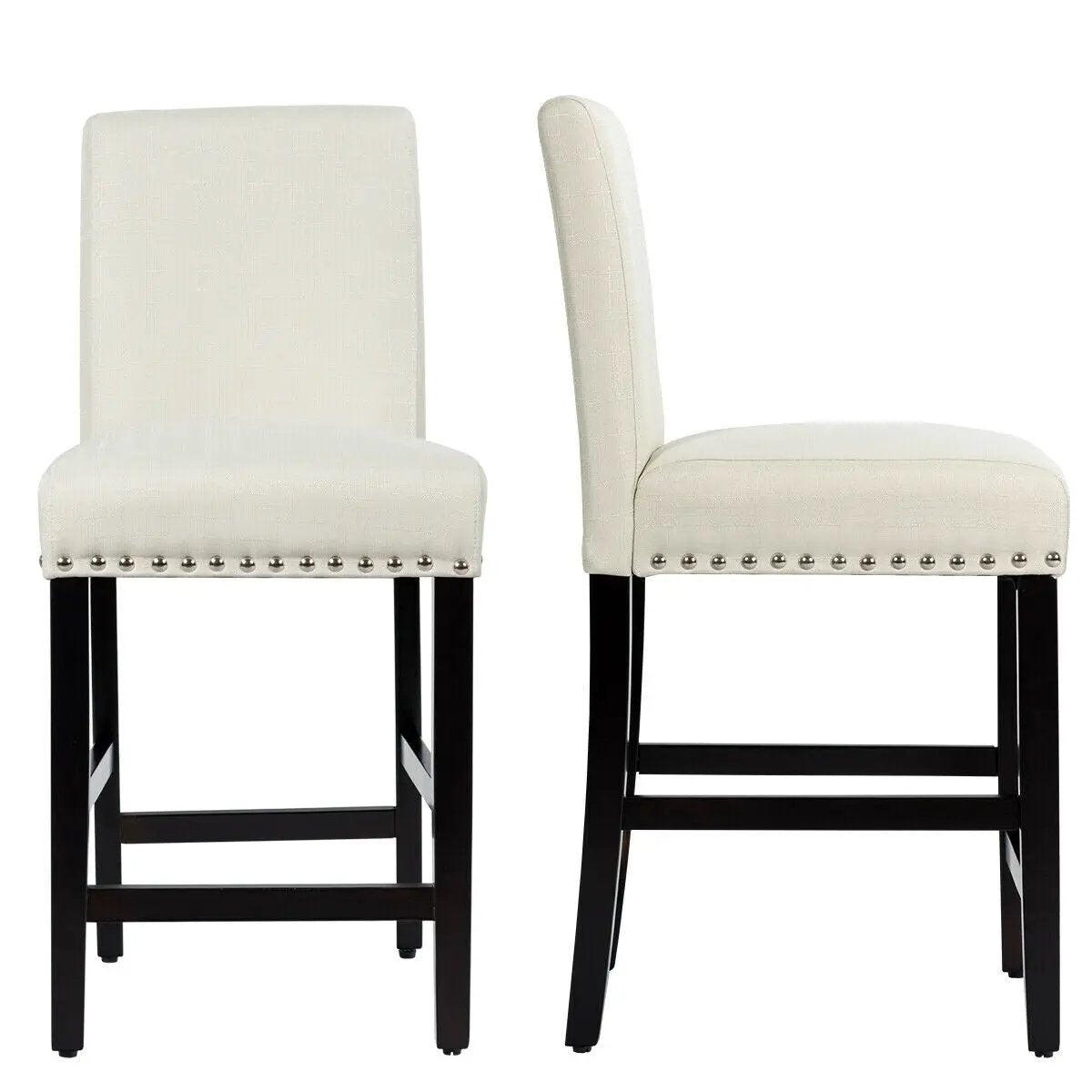 25 Inch Kitchen Chairs w/ Rubber Wood Legs by DirectDeals