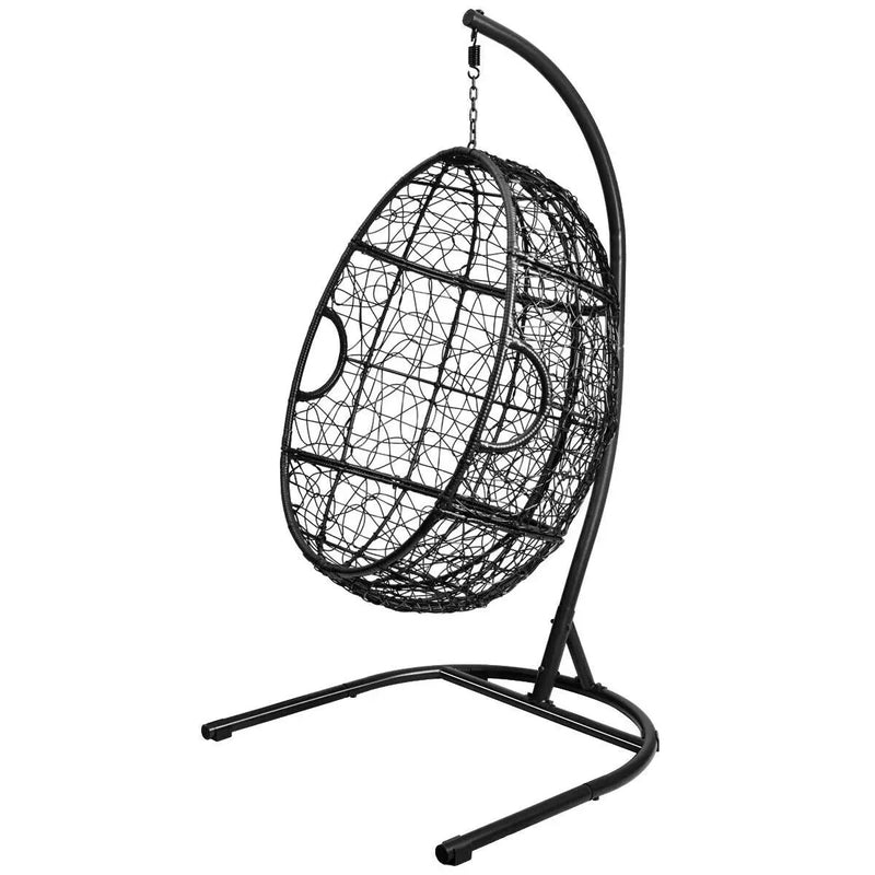 Hanging Cushioned Hammock Chair with Stand by DirectDeals