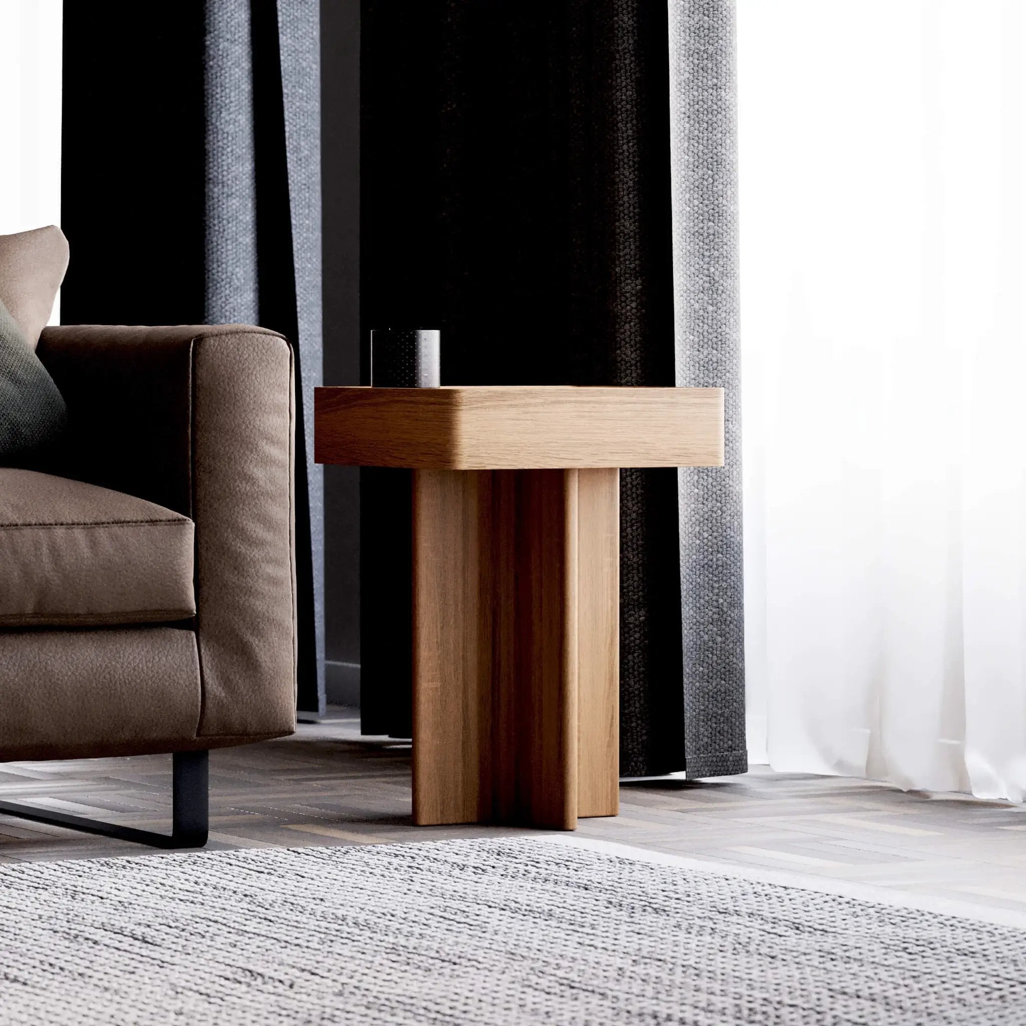 THE LENS - side table by VARBROS