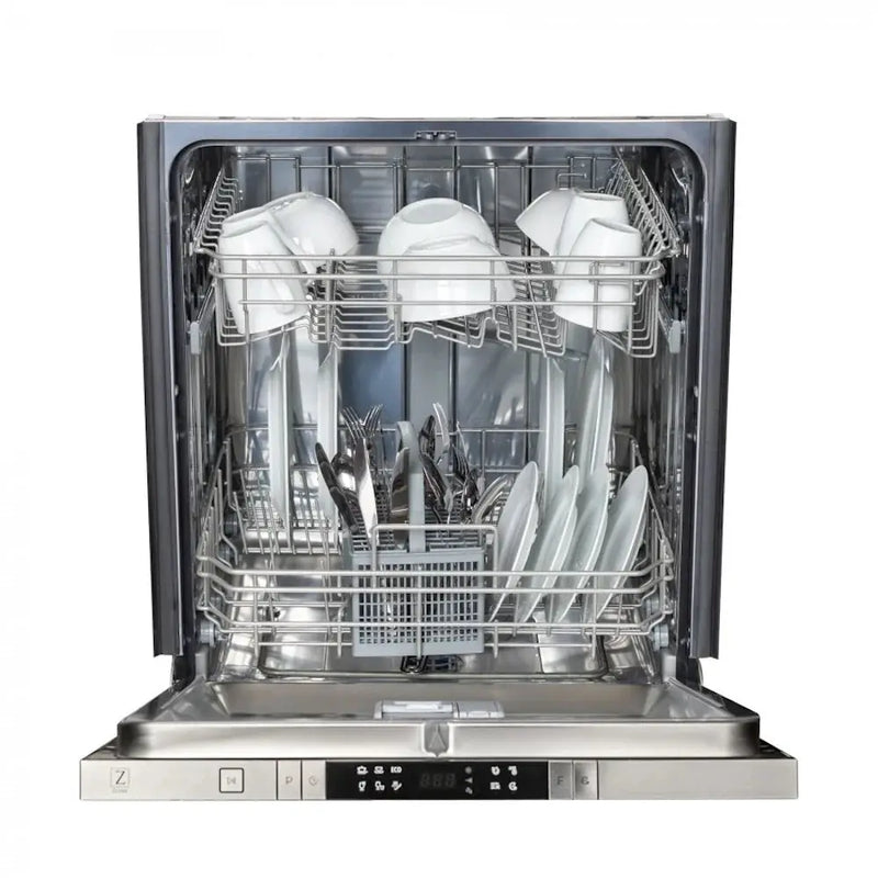ZLINE 48" Bundled Stainless DualRange RangeHood Dishwasher 3KP-RASRH48-DW by Farmhouse Kitchen and Bath