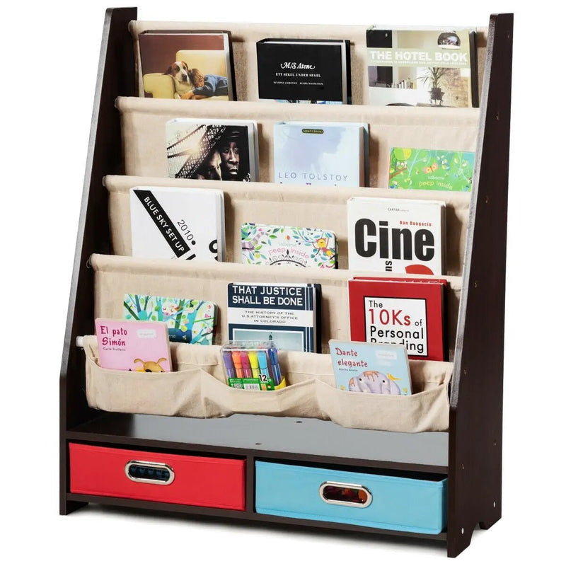 Kids Book and Toys Organizer Shelves by DirectDeals