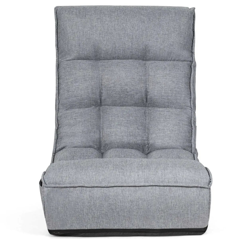 4-Position Adjustable Floor Chair Folding Lazy Sofa by DirectDeals