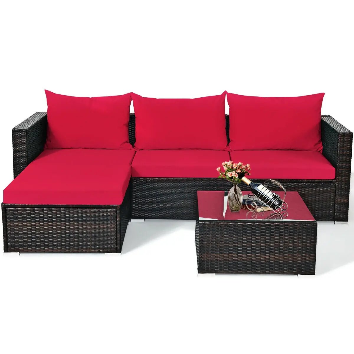 5 Pieces Patio Rattan, photo 8 of 11