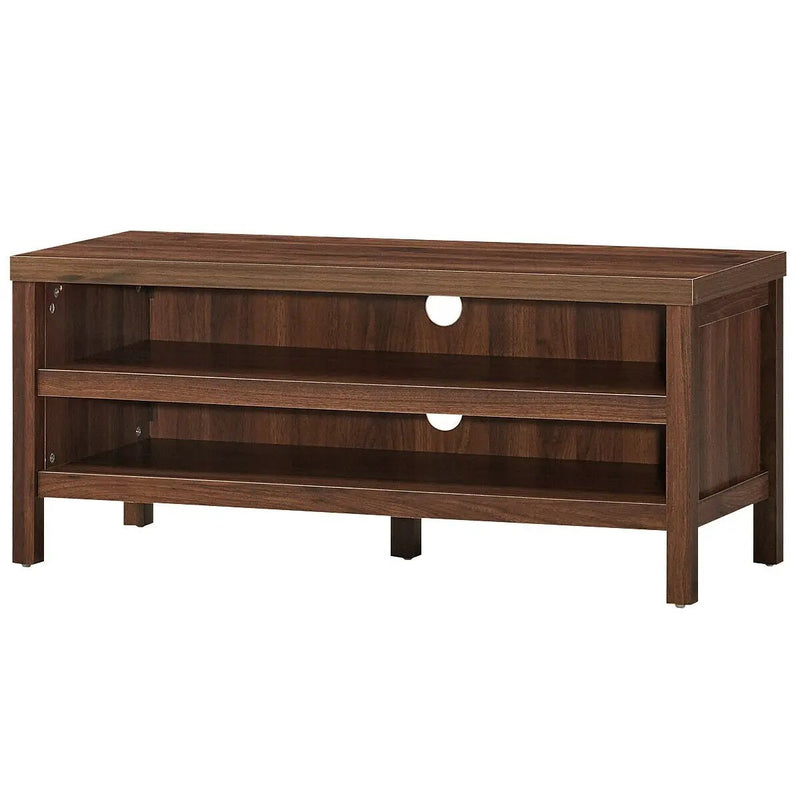 3-Tier TV Stand Console Cabinet for TV's up to 45 Inch with Storage Shelves by DirectDeals