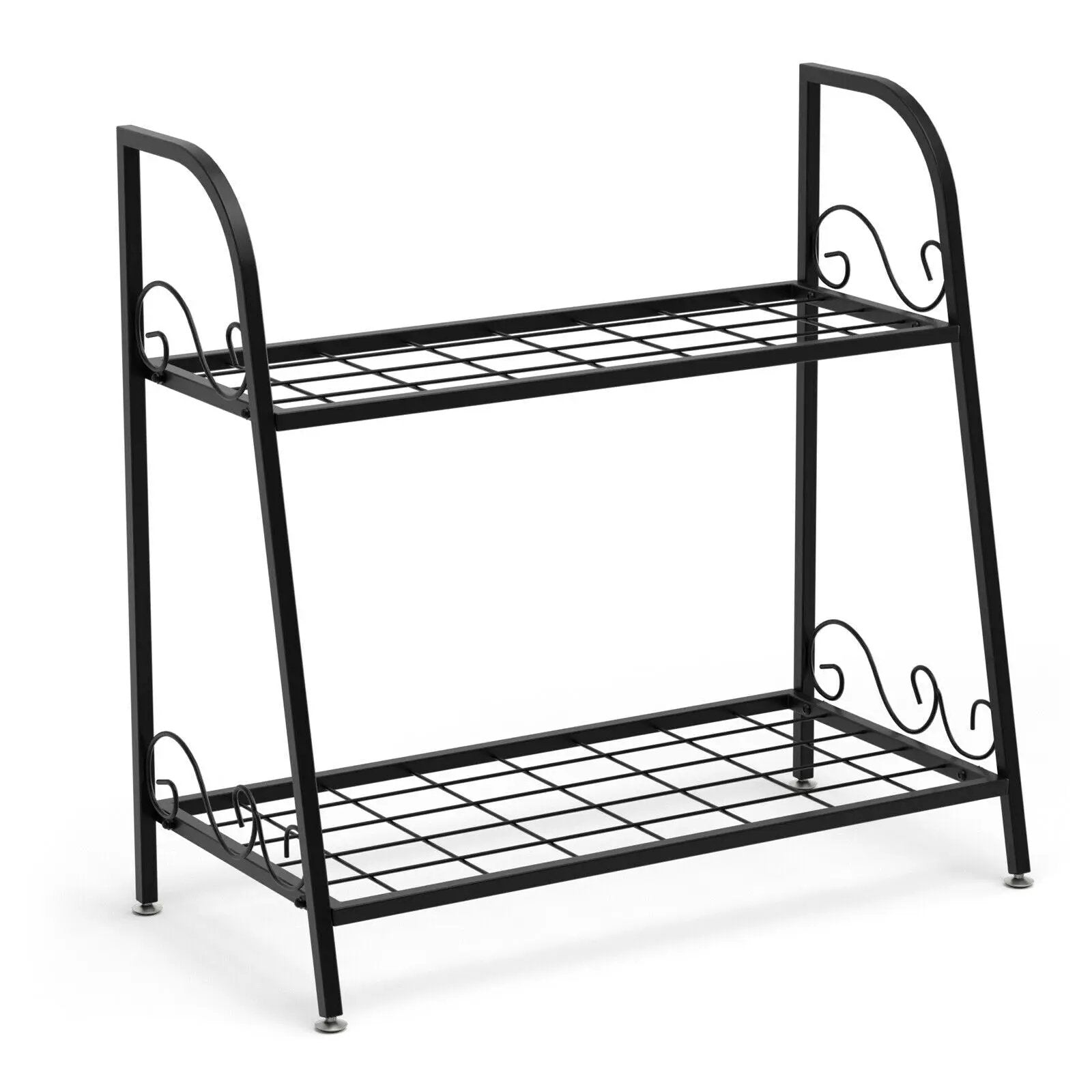 2-tier Patio Metal Plant Stand by DirectDeals