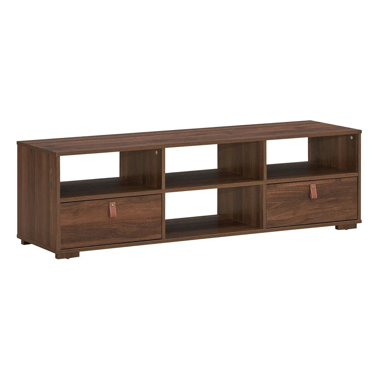 TV Stand Entertainment Media Center Console for TV's up to 60 Inch with Drawers Walnut, photo 6 of 16