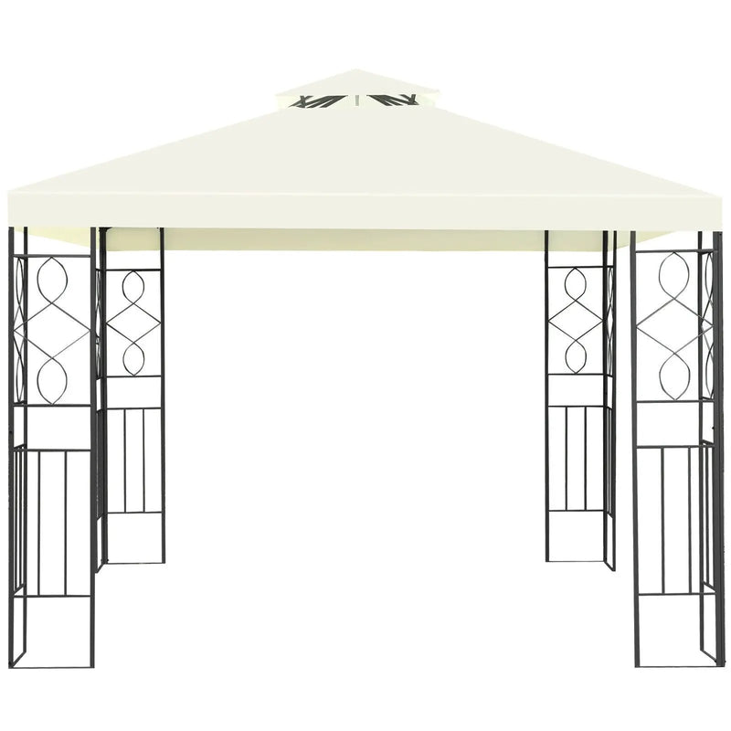 2 Tiers 10 x 10 Feet Patio Gazebo Canopy Tent by DirectDeals