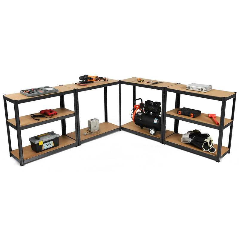 2 Pcs Storage Shelves Garage Shelving Units Tool Utility Shelves by DirectDeals