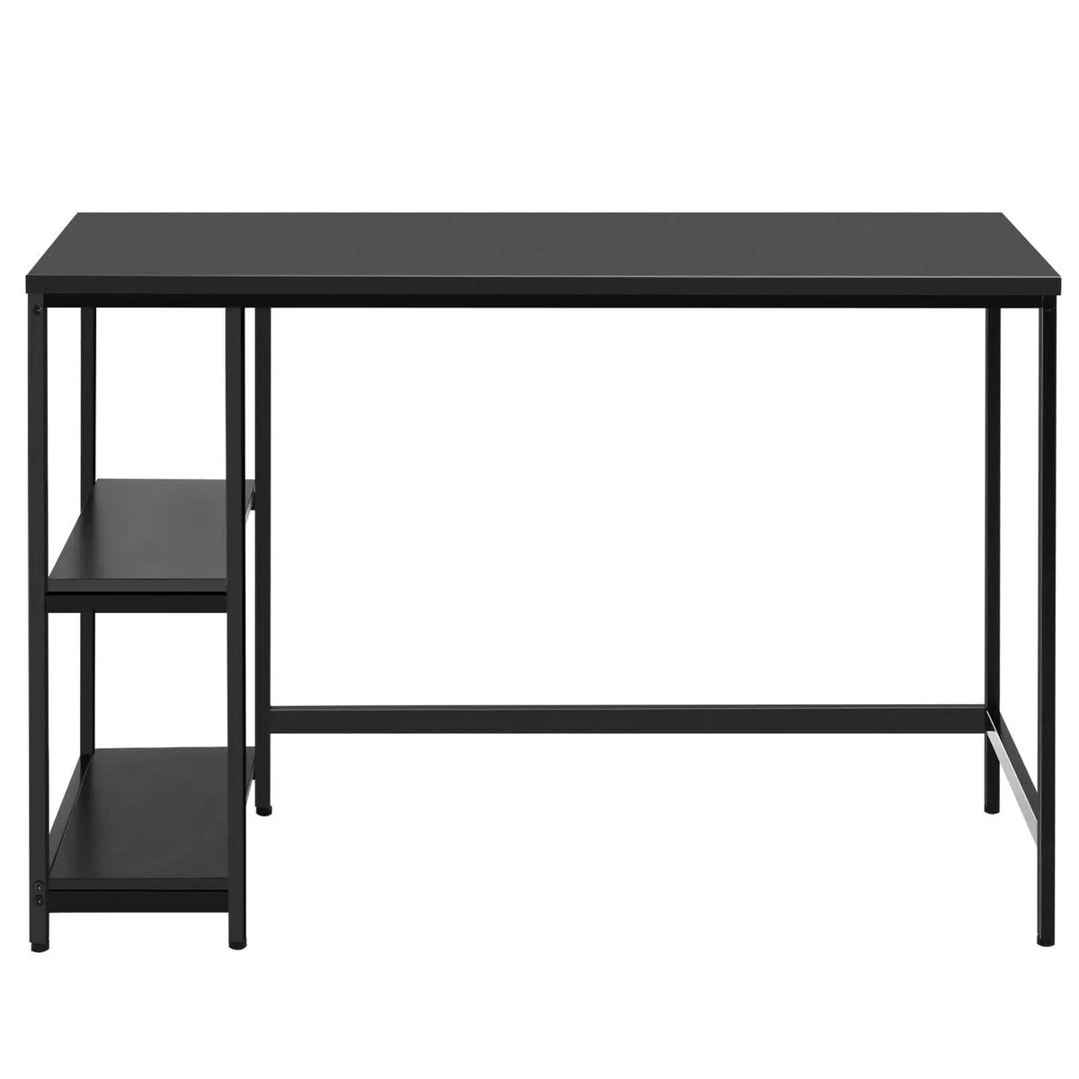 47 Inch Computer Desk Office Study Table Workstation Home with Adjustable Shelf Black, photo 6 of 16