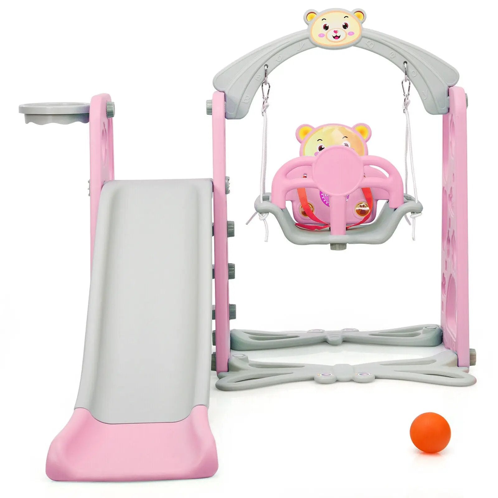 3 in 1 Toddler Climber and Swing Set Slide Playset by DirectDeals