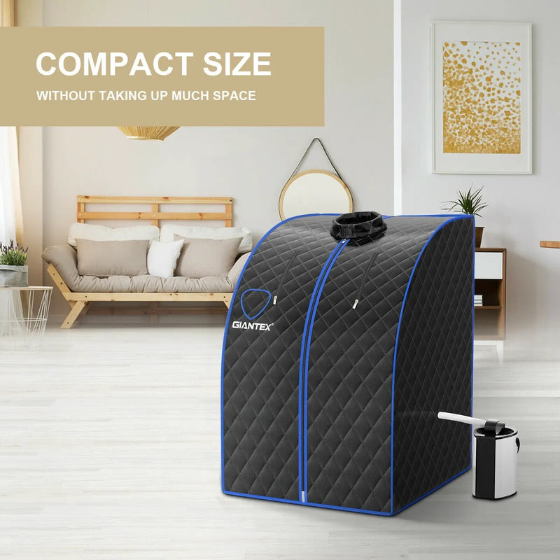 Portable Personal Steam Sauna Spa with 3L Blast-proof Steamer Chair by DirectDeals