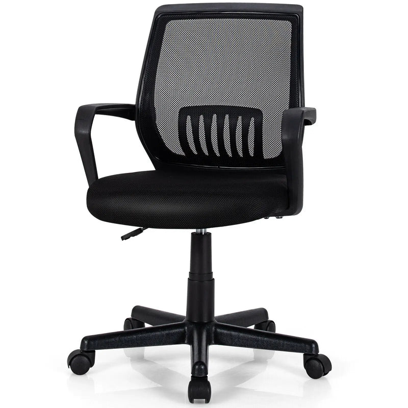 Mid-Back Mesh Height Adjustable Executive Chair with Lumbar Support by DirectDeals