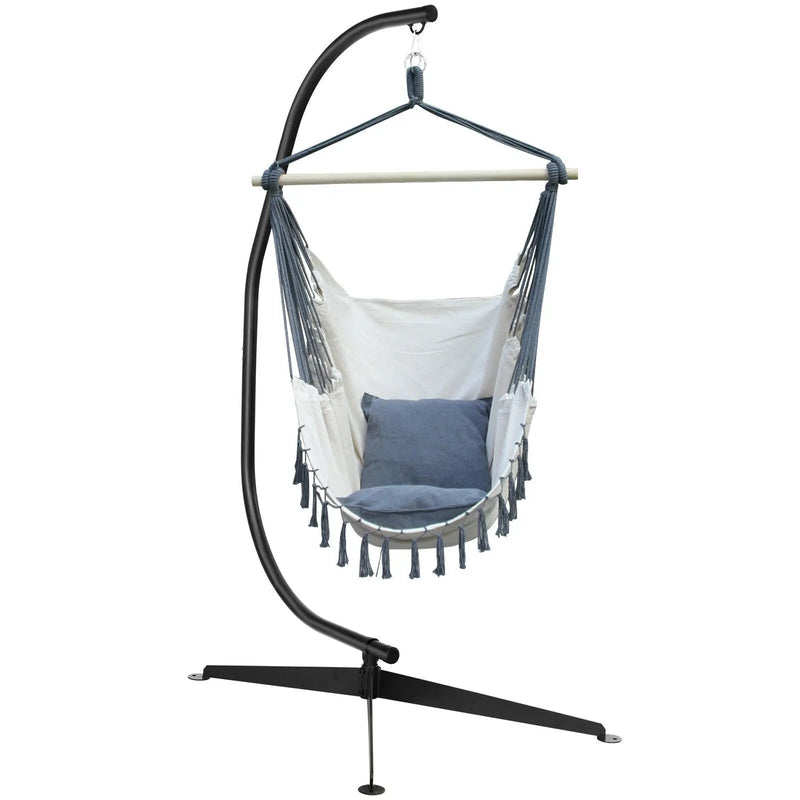 Solid Steel C Hammock Frame Stand by DirectDeals