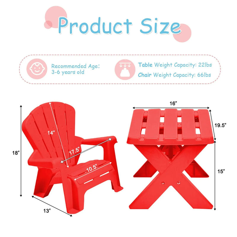 3-Piece Plastic Children by DirectDeals