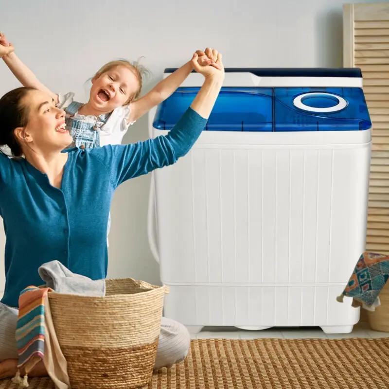 26 Pound Portable Semi-automatic Washing Machine with Built-in Drain Pump, photo 5 of 9