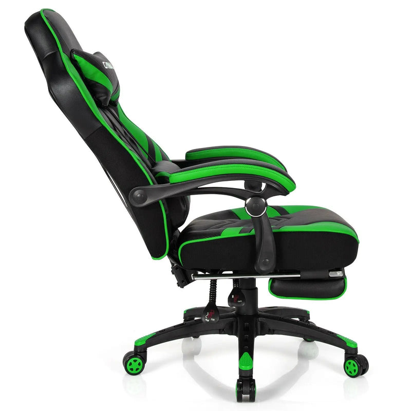 Adjustable Gaming Chair with Footrest by DirectDeals