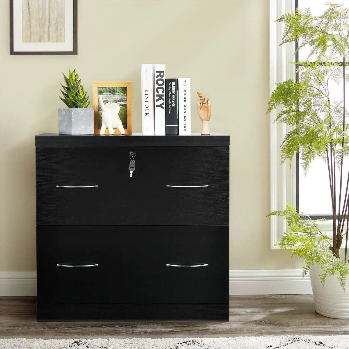 2-Drawer File Cabinet with Lock Hinging Bar Letter and Legal Size, photo 16 of 16