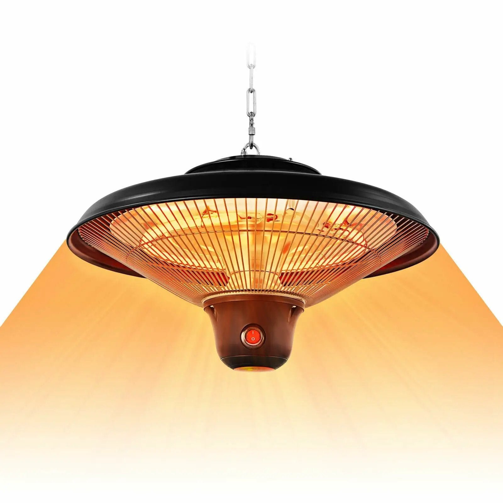 1500W Electric Hanging Ceiling Mounted Infrared Heater with Remote Control by DirectDeals