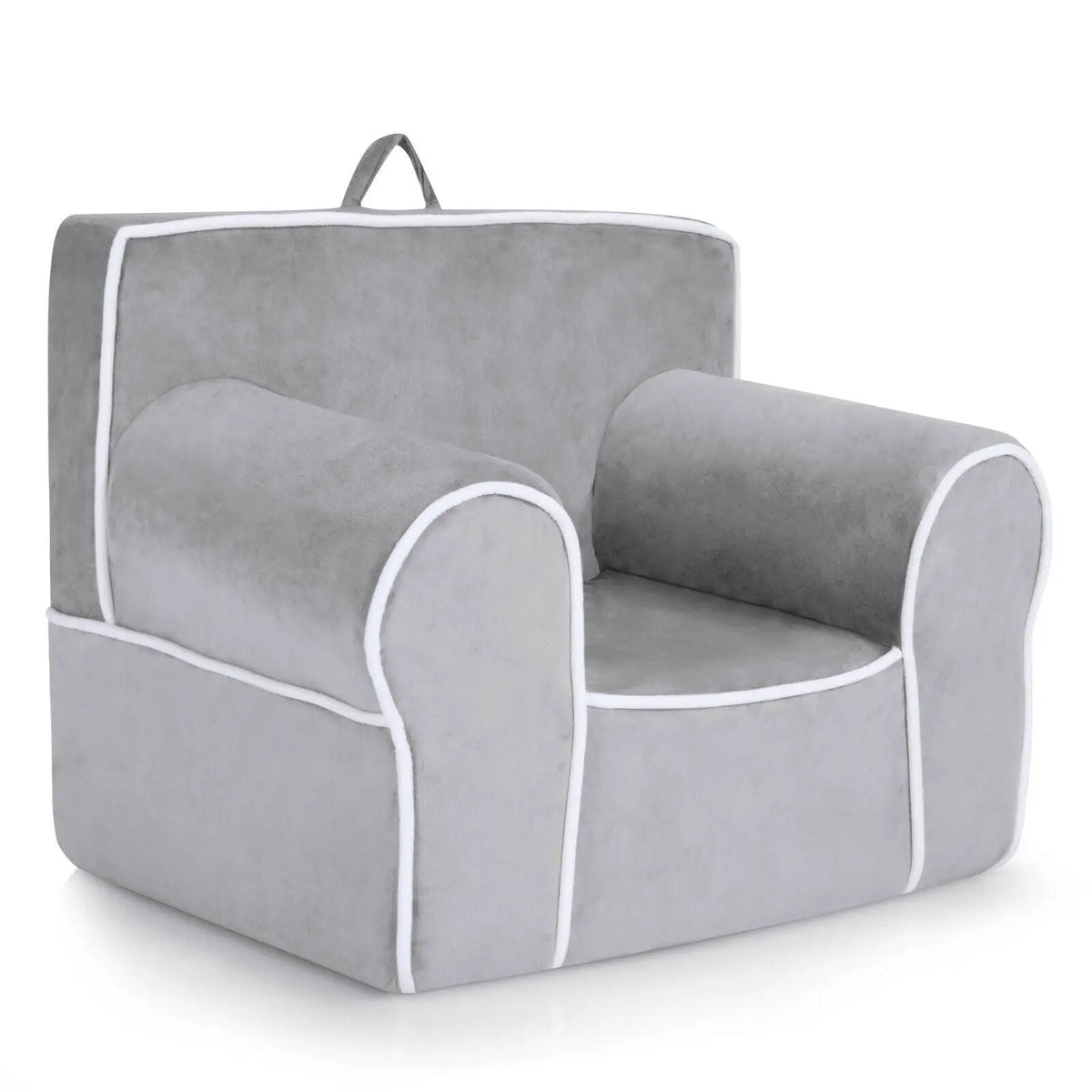 Upholstered Kids Sofa with Velvet Fabric and High-Quality Sponge, photo 9 of 11