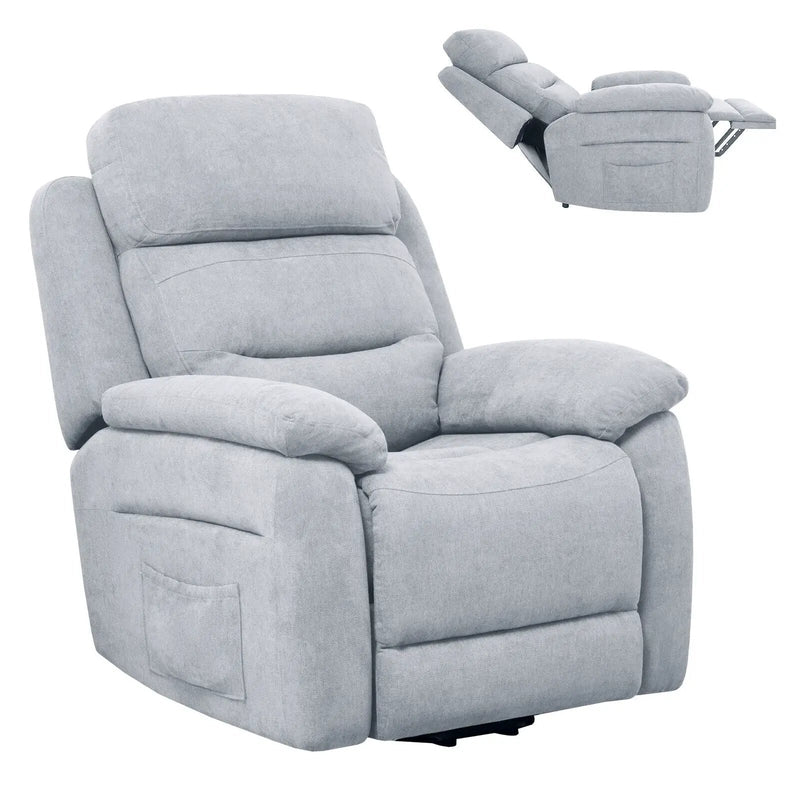 Power Lift Recliner Sofa with Side Pocket and Remote Control by DirectDeals