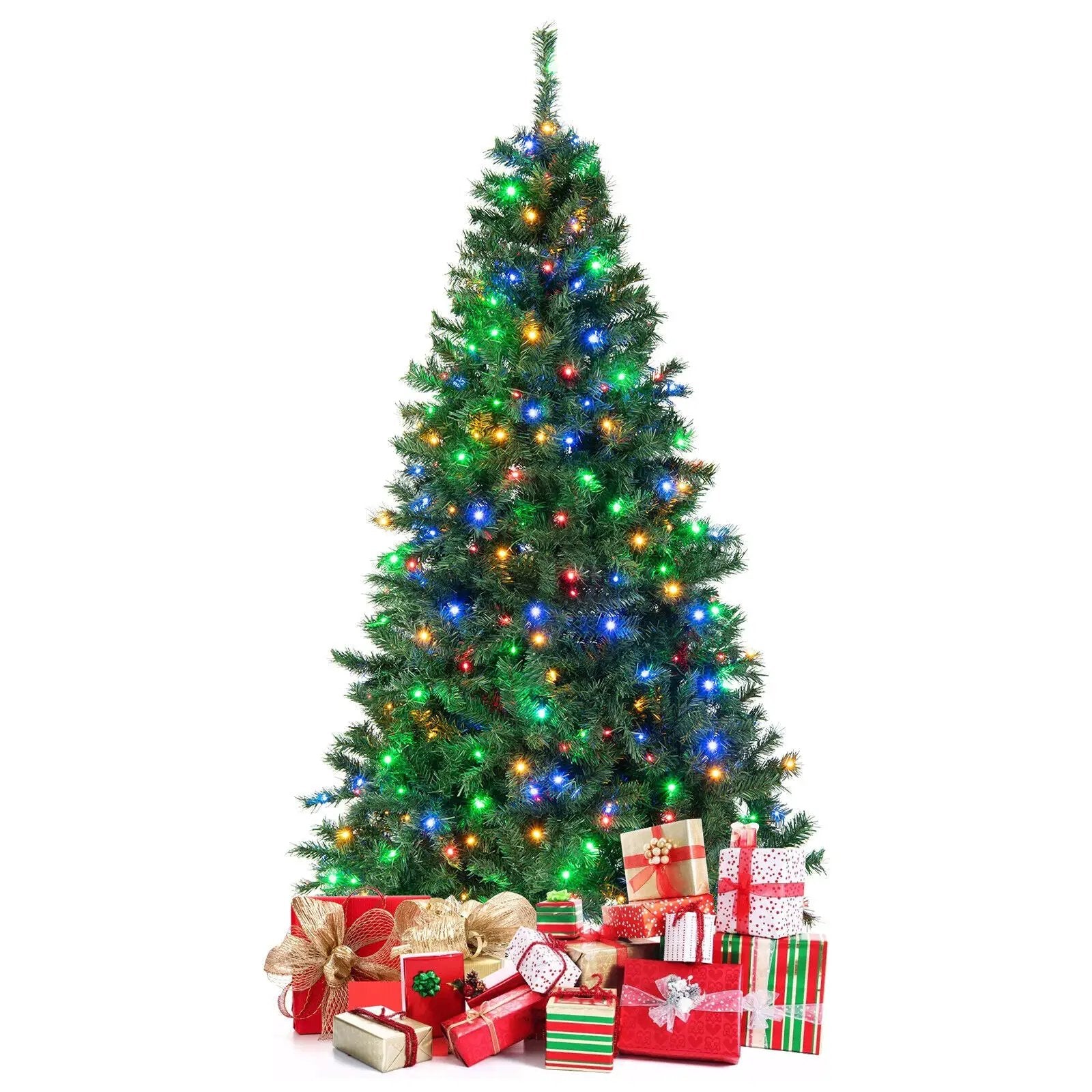 7 Feet Christmas Tree Pre-Lit 3-Minute Quick Shape by DirectDeals