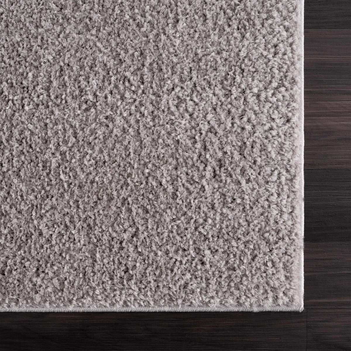Judy Solid Gray Washable Shag Rug - Clearance, photo 13 of 14