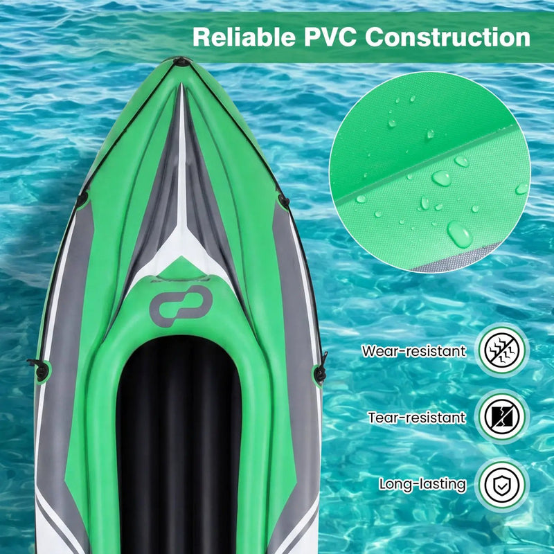 Inflatable Kayak 2 Person 11.5 Feet with Aluminum Paddles by DirectDeals
