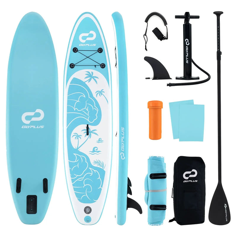 10/11 Feet Inflatable Stand Up Paddle Board with Premium SUP Accessories by DirectDeals